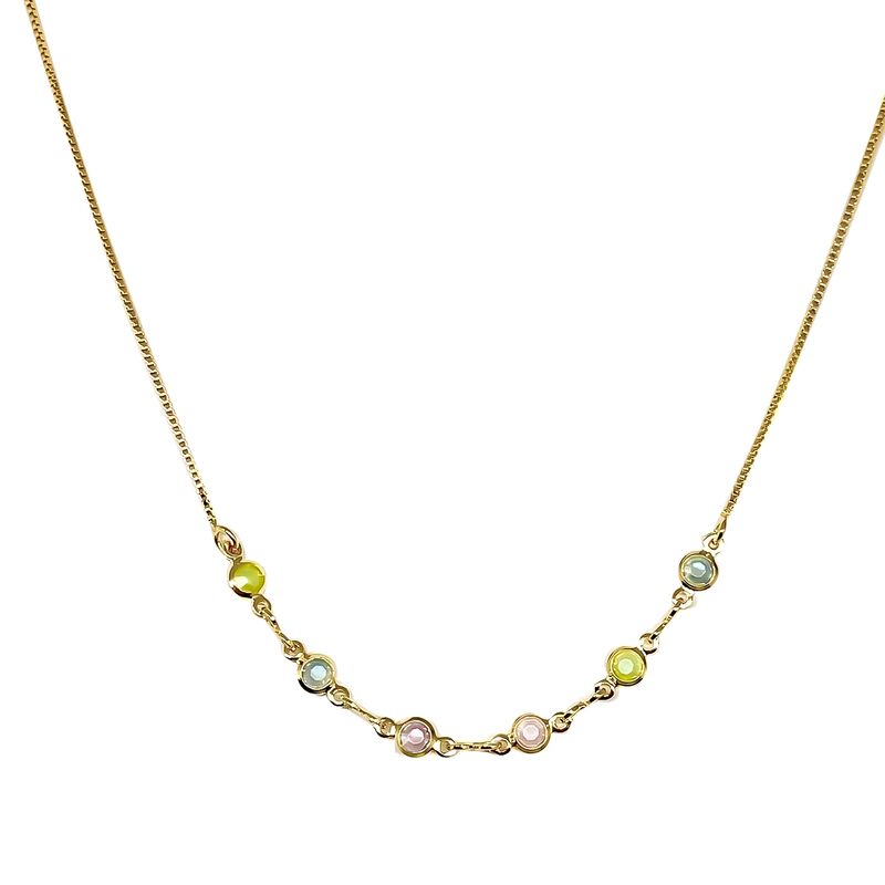 ANDREA COGGIOLA JOYAS - Collar Choker Mia Niña Enchapado Oro 18K