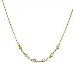 ANDREA COGGIOLA JOYAS - Collar Choker Mia Niña Enchapado Oro 18K