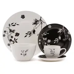 MICA - Juego De Vajilla Ana Porcelana 30 Piezas