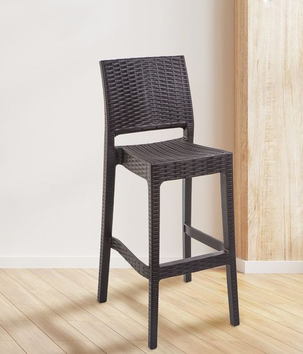 Silla Piso Bar Tavarua Rattan Marca Chocolate