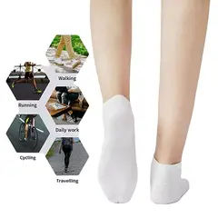 GARSIL - X6 Pares Calcetines Calcetas Tobilleras Cortas De Algodon Para Hombre
