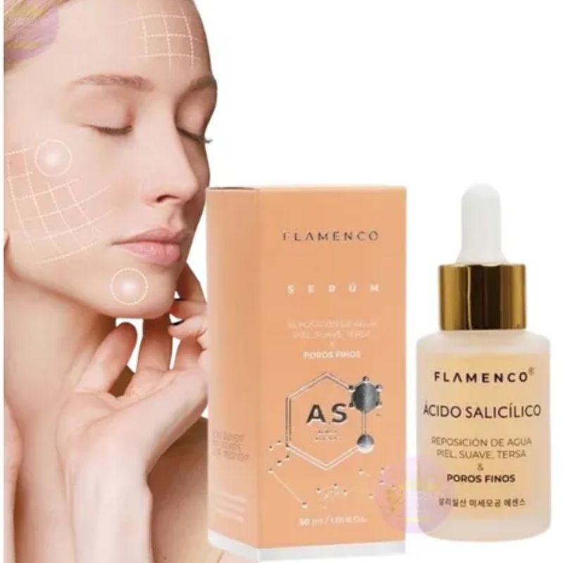 FLAMENCO - Serúm Facial Ácido Salicílico Control Aceite Piel Grasa 30ml.-