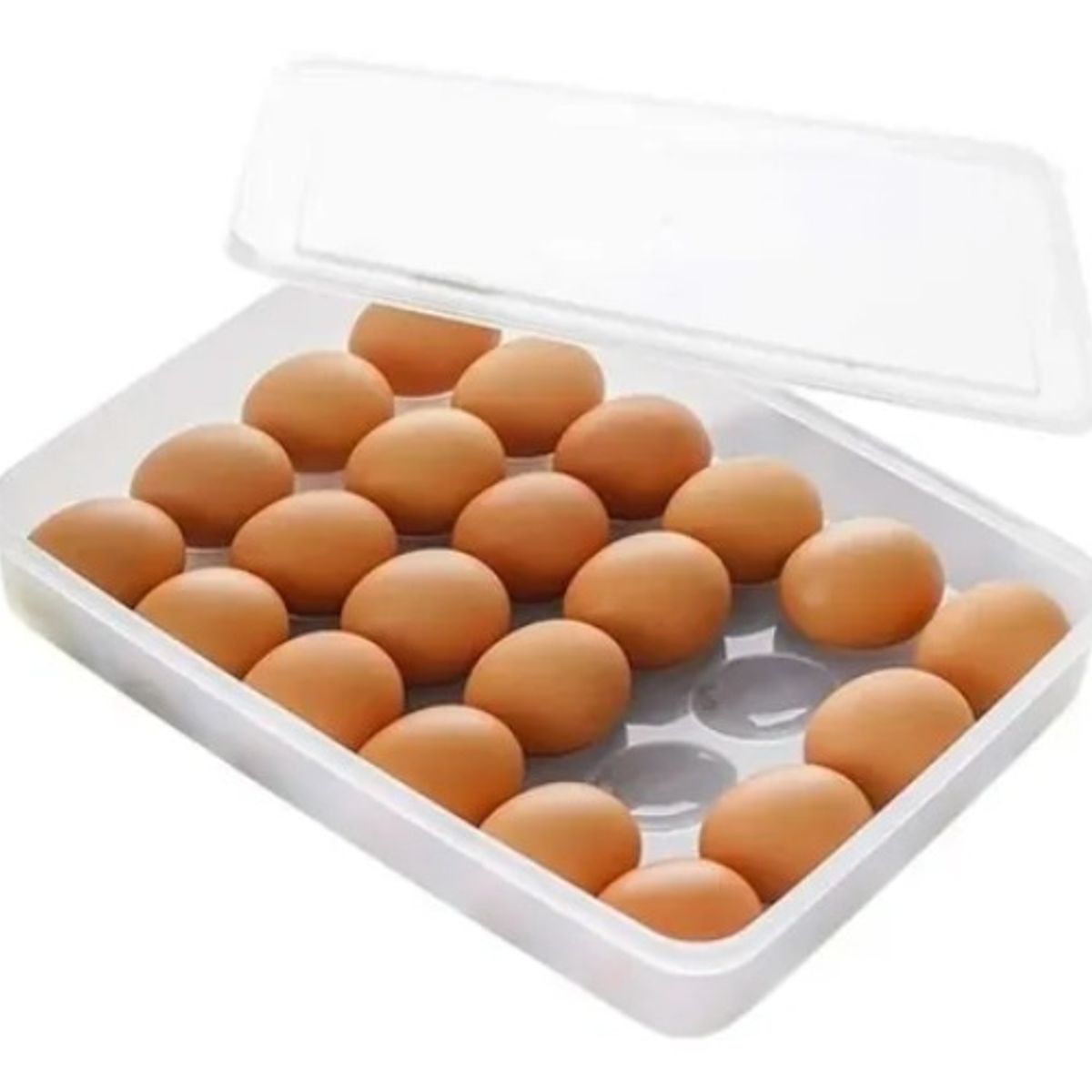 GENERICO - Organizador Huevos Bandeja Huevera 24 Cavidades Cocina
