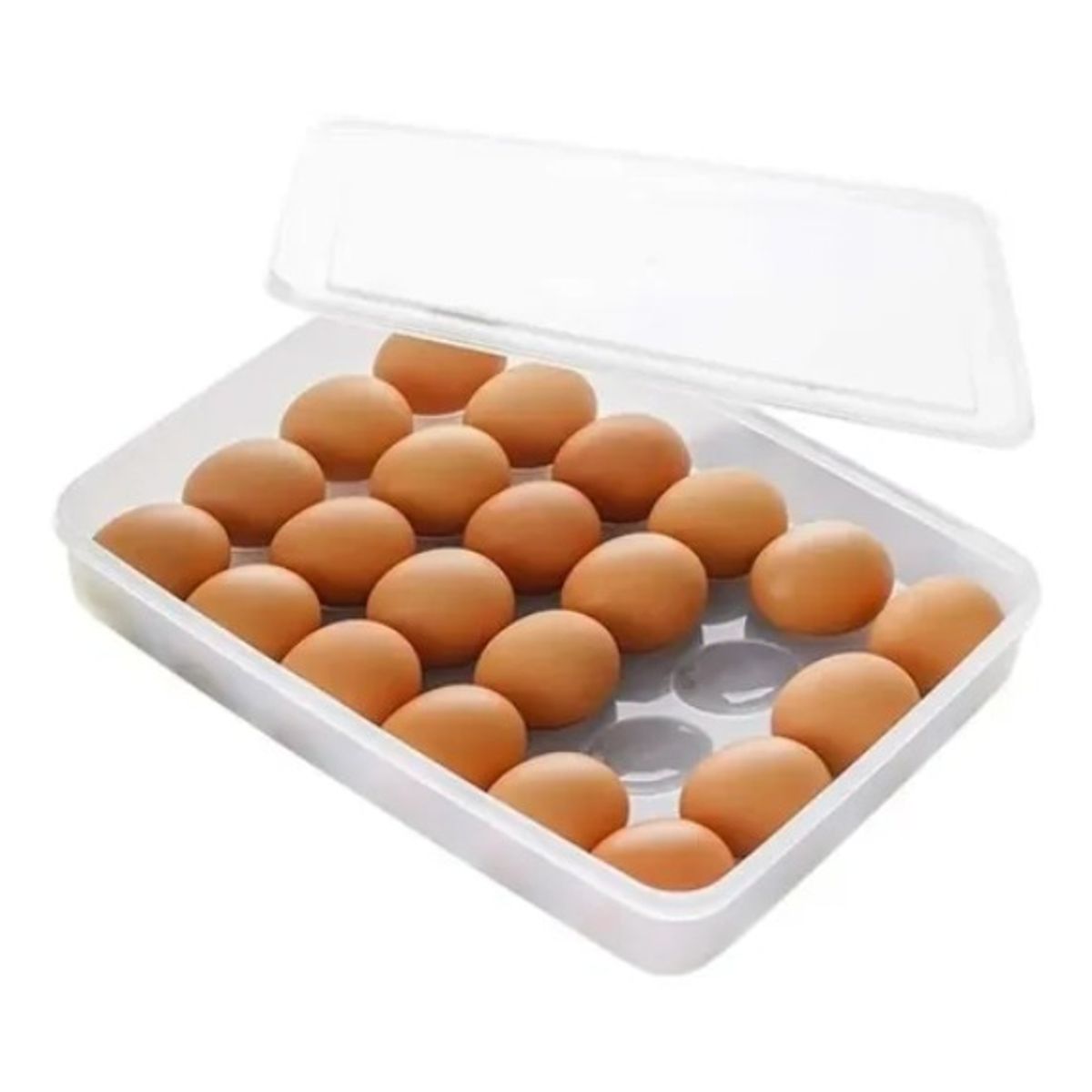 GENERICO - Organizador Huevos Bandeja Huevera 24 Cavidades Cocina