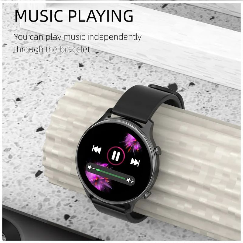 STARTECHOFFICE - Reloj Inteligente S37 para Mujer Bluetooth Monitoreo de Sueño y Salud