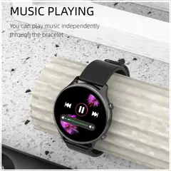 STARTECHOFFICE - Reloj Inteligente S37 para Mujer Bluetooth Monitoreo de Sueño y Salud