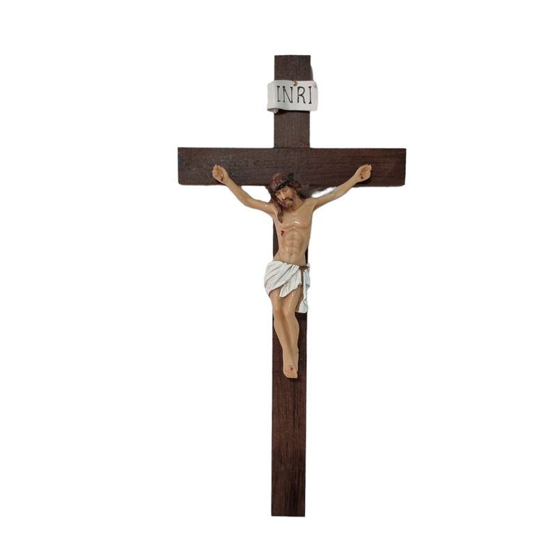 GENERICO - Crucifijo De Pared Cristo Figura Religiosa