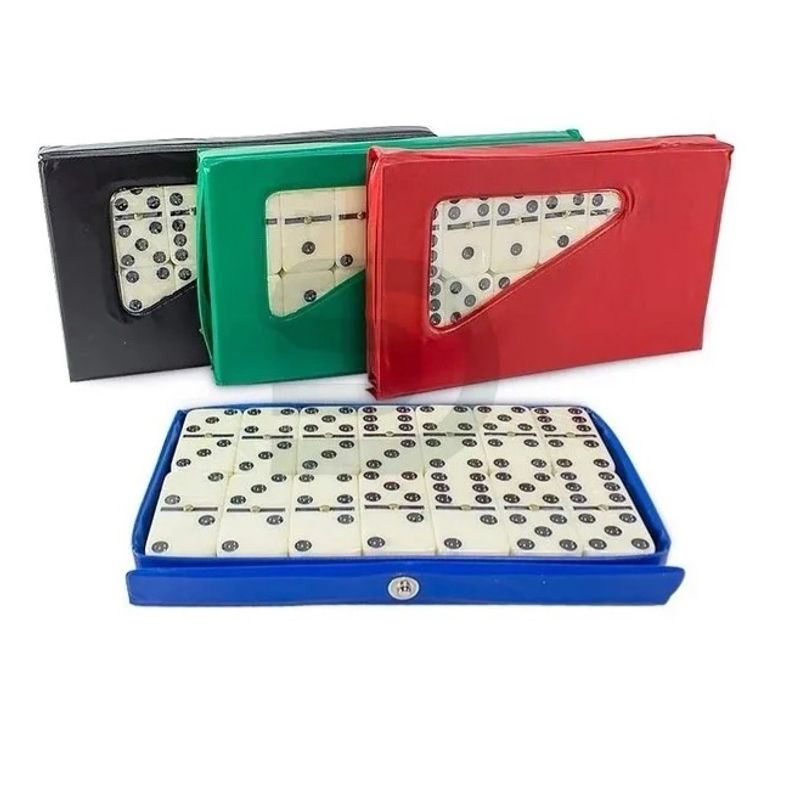 GENERICO - Domino Estuche Plástico Dura Tamaño Grande