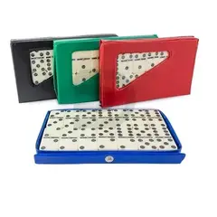 GENERICO - Domino Estuche Plástico Dura Tamaño Grande