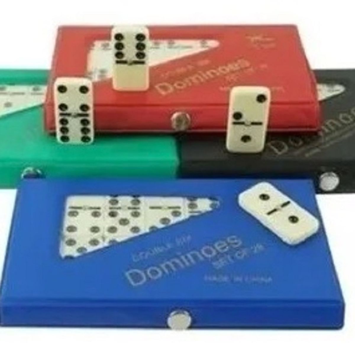 GENERICO - Domino Estuche Plástico Dura Tamaño Grande