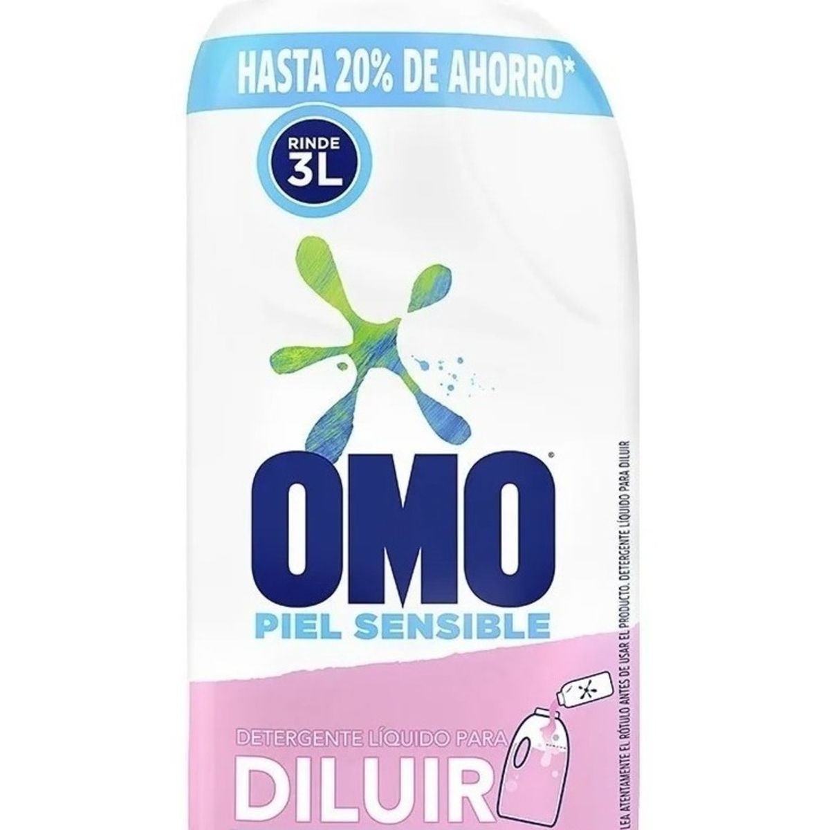 OMO - Detergente Liquido Piel Sensible Para Diluir Omo 500 Ml OMO
