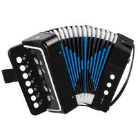Acordeón De Niño 7 Teclas 2 Bajos Negro