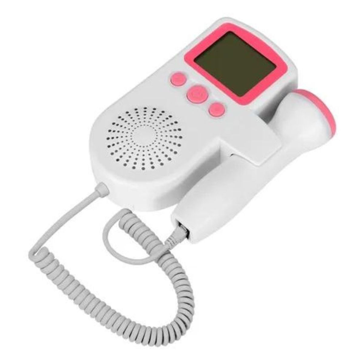 GENERICO - Monitor De Frecuencia Cardíaca Fetal Doppler Rosado