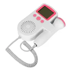 GENERICO - Monitor De Frecuencia Cardíaca Fetal Doppler Rosado