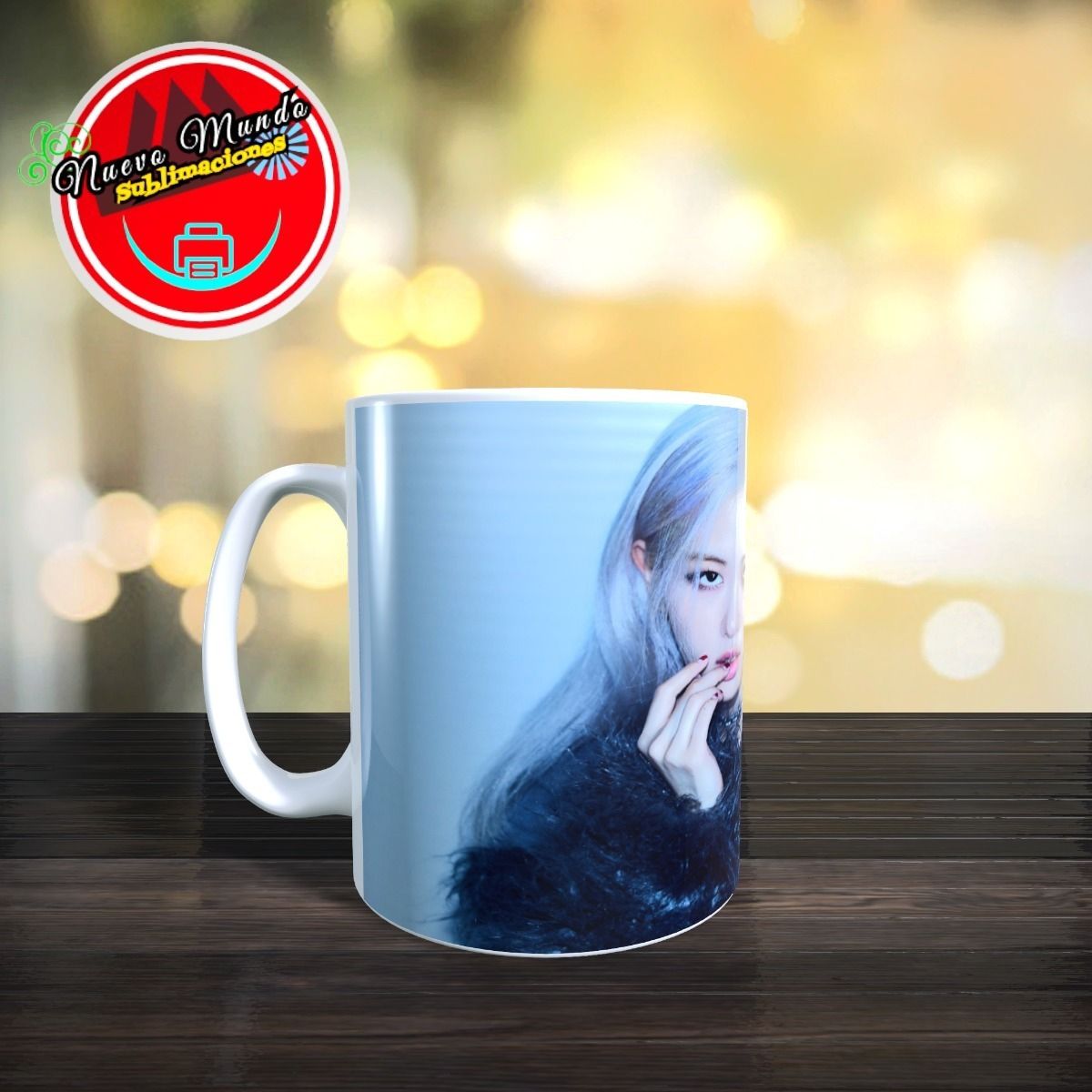 GENERICO - Taza Blanca De Blackpink - Rosé