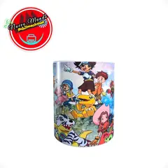 GENERICO - Taza Blanca De Digimon - Temporada 1