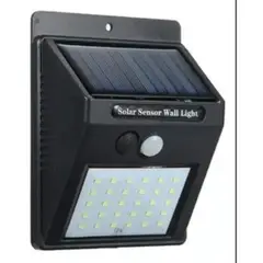 GENERICO - Foco 20 Led Solar Con Sensor Movimiento Exterior Led Solar 82386