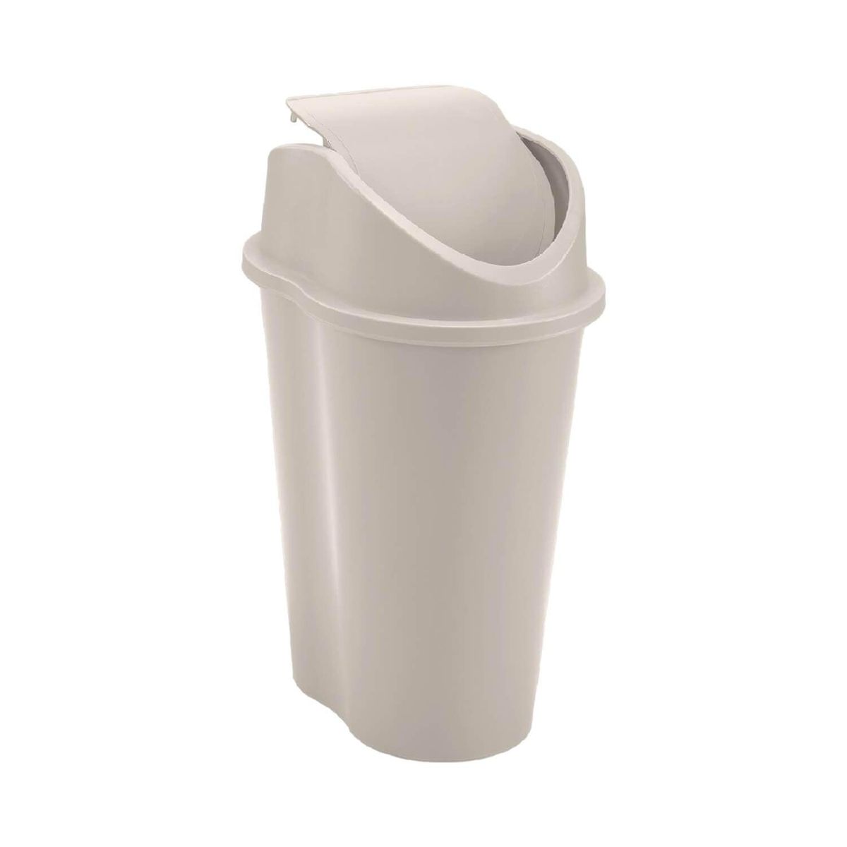 RIMAX - Basurero Plastico Taupe 10 Lts Rimax