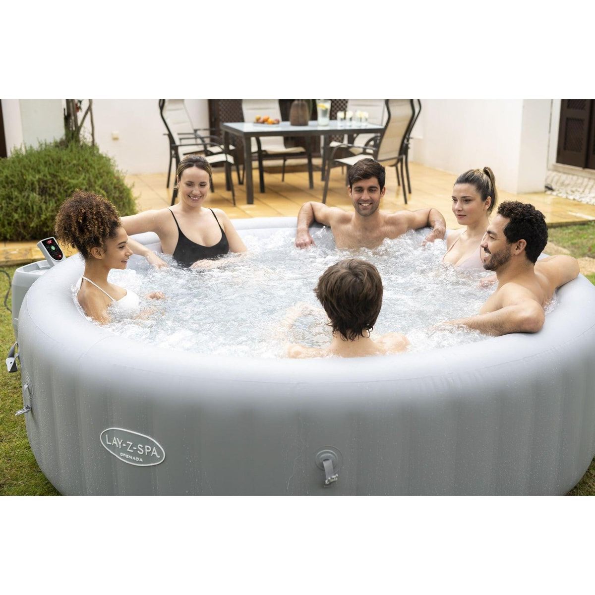 BESTWAY - Hot Tub Spa Jacuzzi Inflable Grenada 8 Personas Bestway