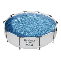 BESTWAY - Piscina Redonda Steel Pro Max con filtro 3.05MX76Cm