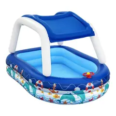 BESTWAY - Piscina Inflable Con Toldo 2.13X1.55X1.32M