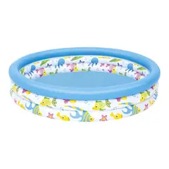 BESTWAY - Piscina Inflable 3 Anillos Corales 122X25Cm