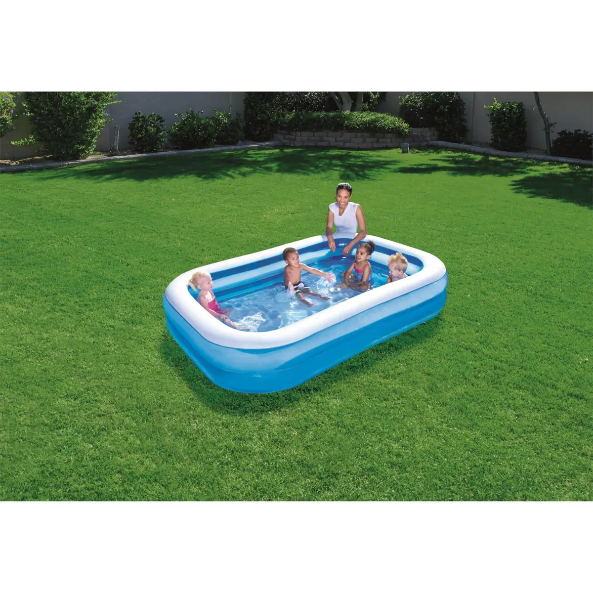 BESTWAY - Piscina Inflable Bestway Rectangular para niños 262x175x51Cm