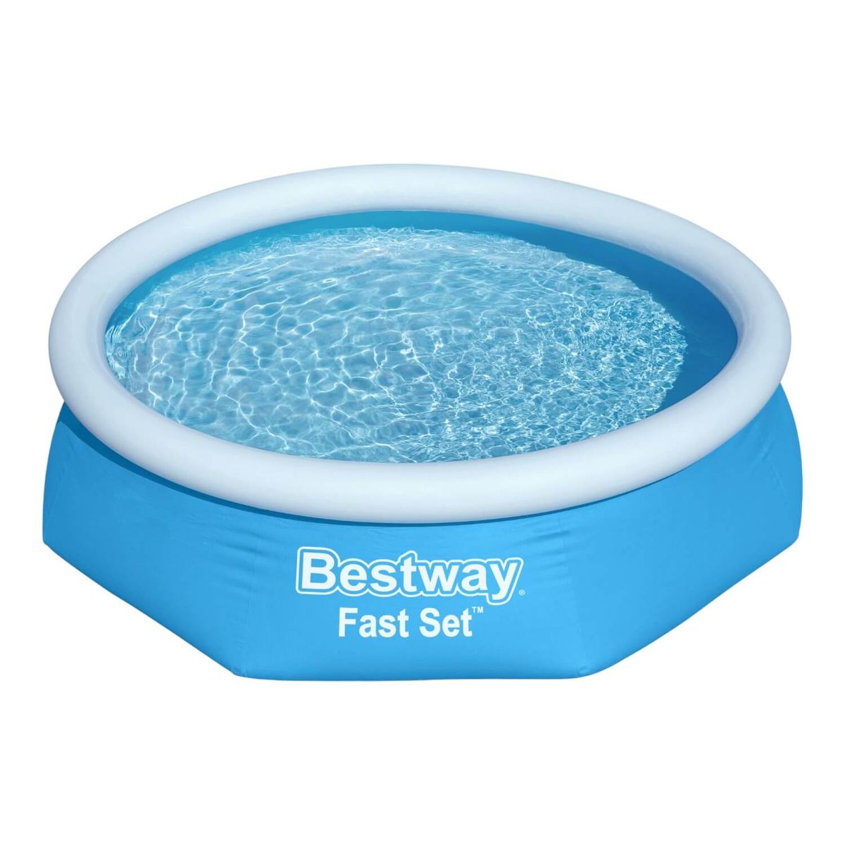 BESTWAY - Piscina Fast Set™ Azul 2.44MX61Cm Pool Set Bestway