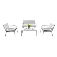 Juego Living De Terraza Capri 4 Piezas