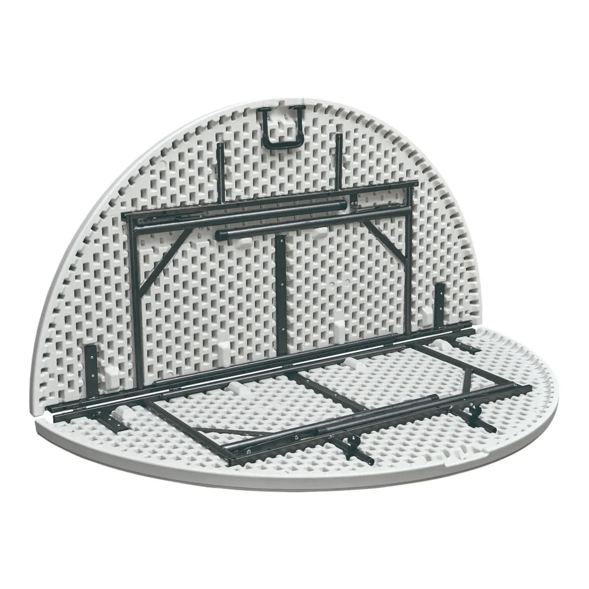 NORTHWEST - Mesa Plegable Redonda 160x74 Blanca Northwest