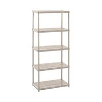 Estante Repisa Rack plastico 5 Niveles 71x38x170cm