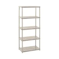RIMAX - Estante Repisa Rack plastico 5 Niveles 71x38x170cm
