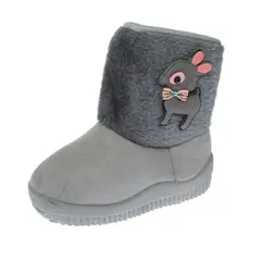 VIA FRANCA - Bota Casual Para Niña Color Gris