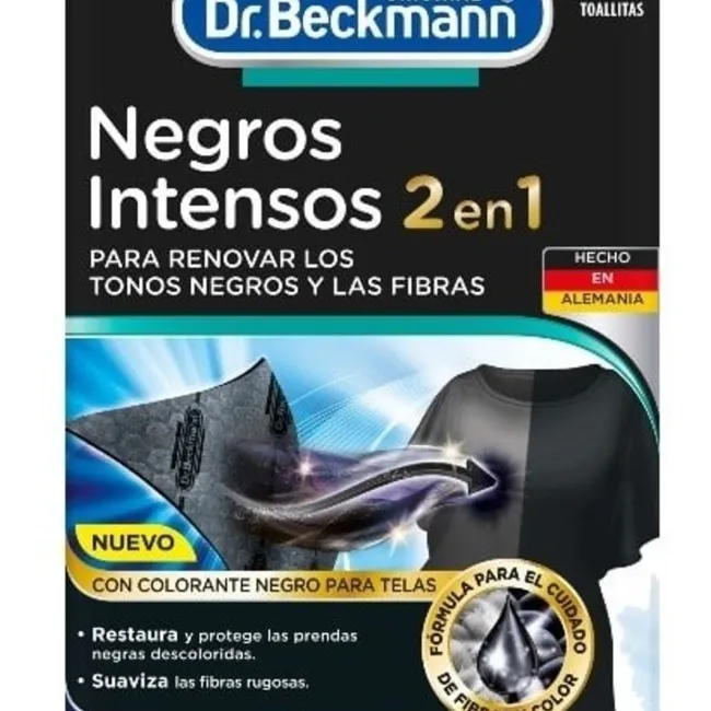 DR BECKMANN - Toallitas Activas Negros Intensos Dr Beckmann 8 Un DR. BECKMANN