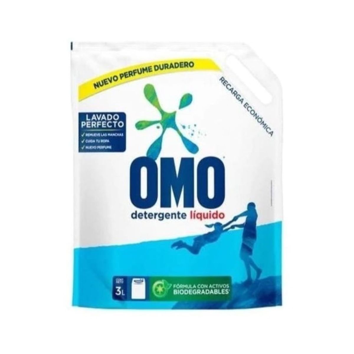 OMO - Detergente Liquido Matic Multaccion Omo Doypack 3 Lt OMO
