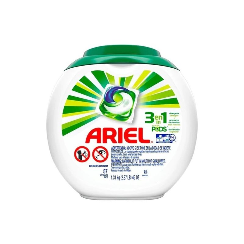 ARIEL - Detergente En Capsulas Ariel 57 Un ARIEL