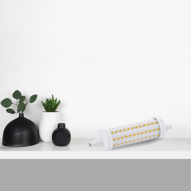 EGLO - Ampolleta Acrílico R7S 13w Blanca Cálida 1521lm Cod110164