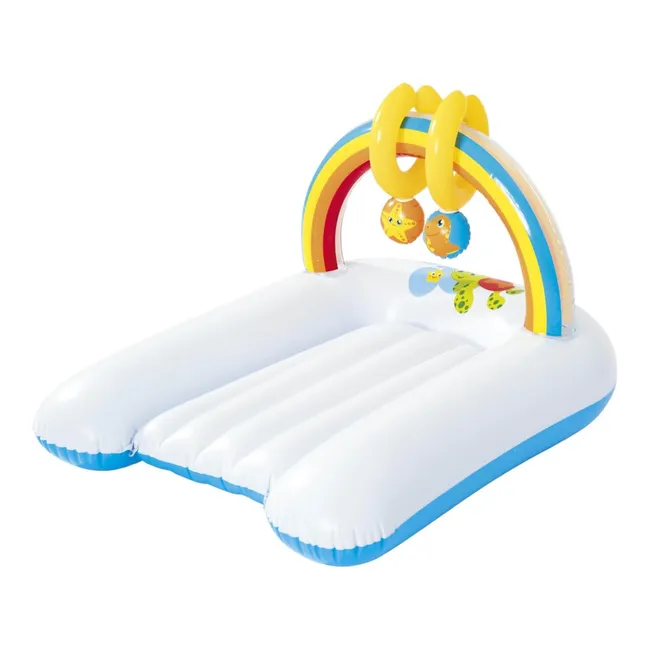 BESTWAY - Colchoneta inflable para Bebe Arcoiris 81X63X46 Cms Bestway