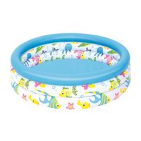 Piscina Inflable 3 Anillos Corales 102X25Cm