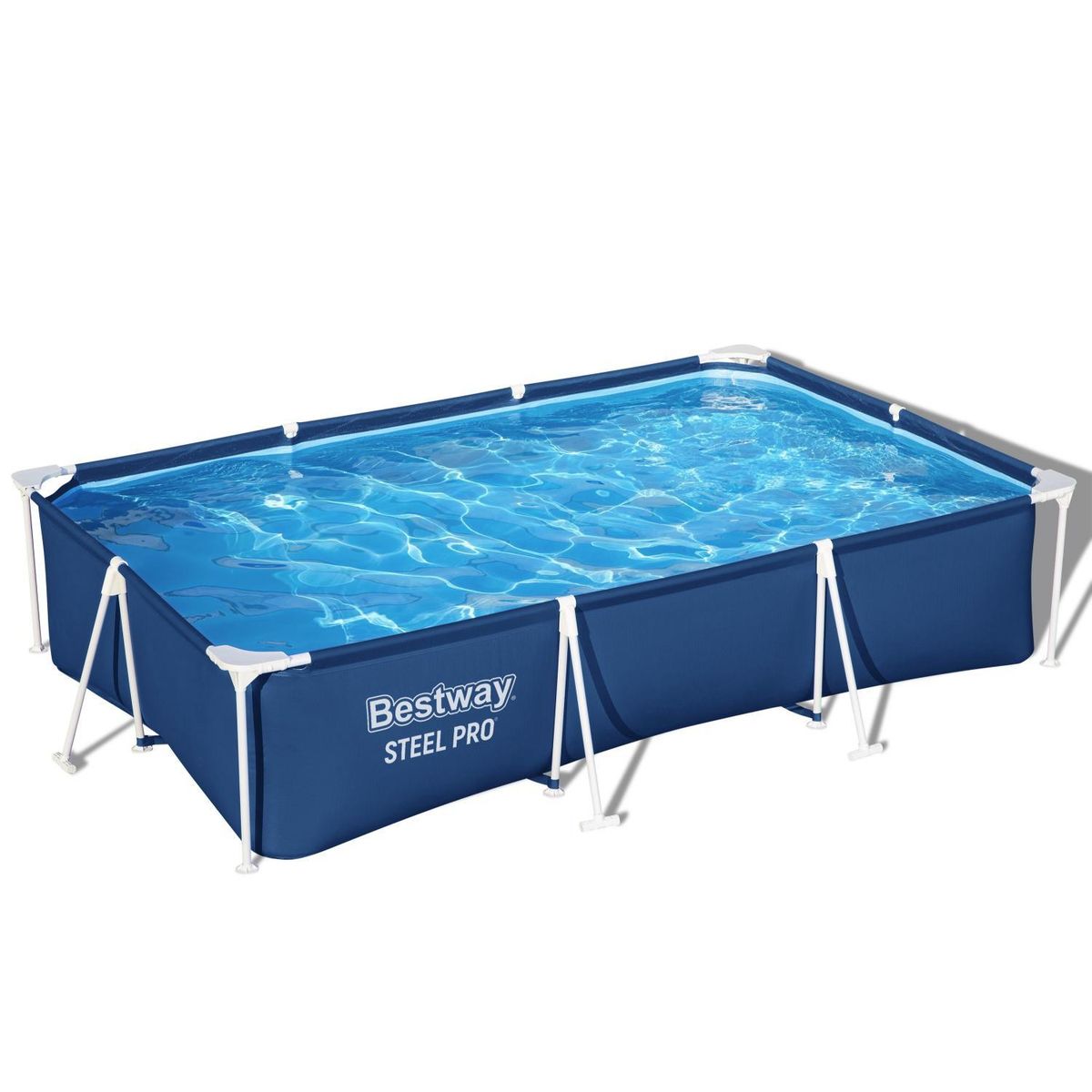 BESTWAY - Piscina Bestway Rectangular Steel Pro 300MX201MX66Cm Azul 3300L