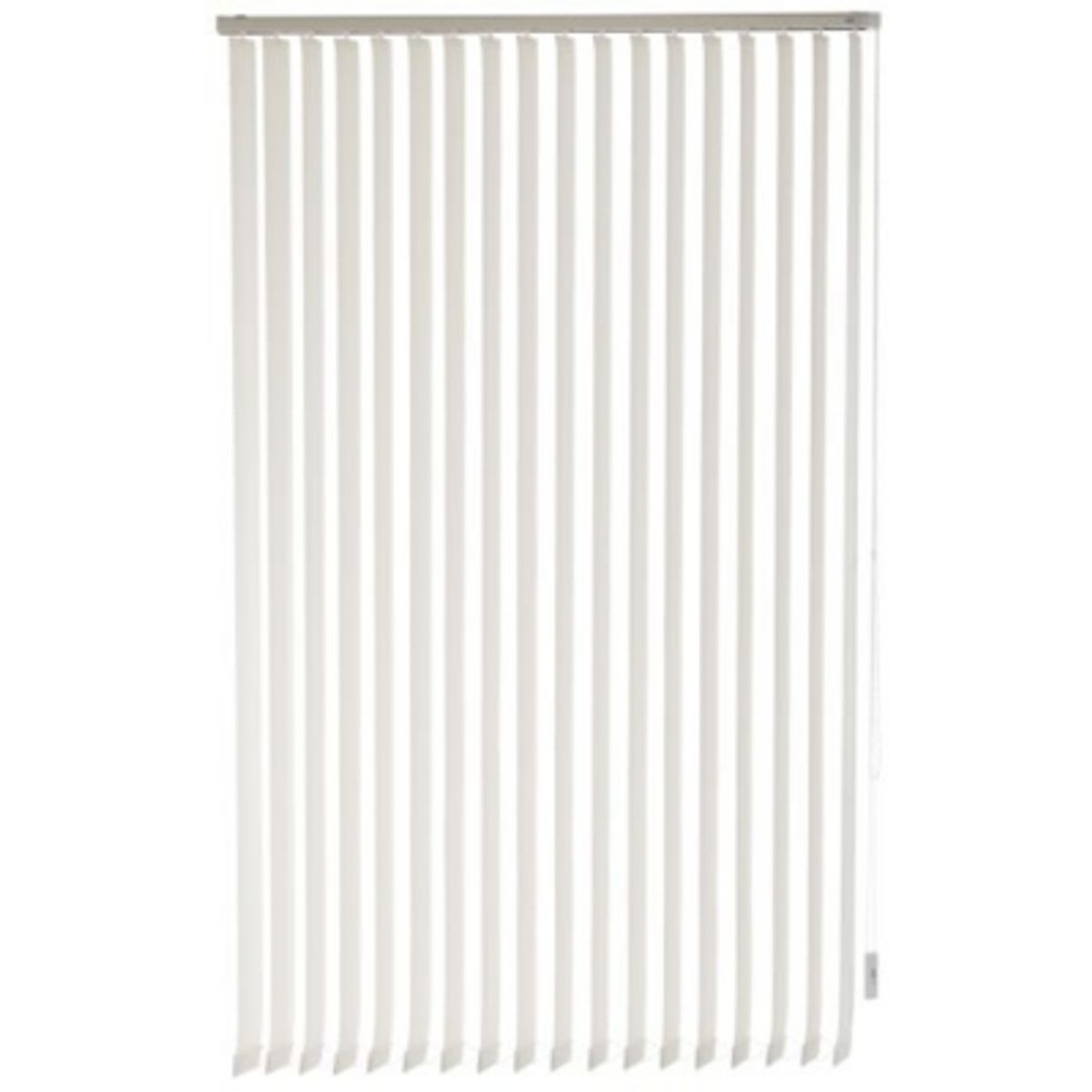 BERTEX - Cortina Vertical Rustic 210cm ancho x230cm alto Persiana Blanca