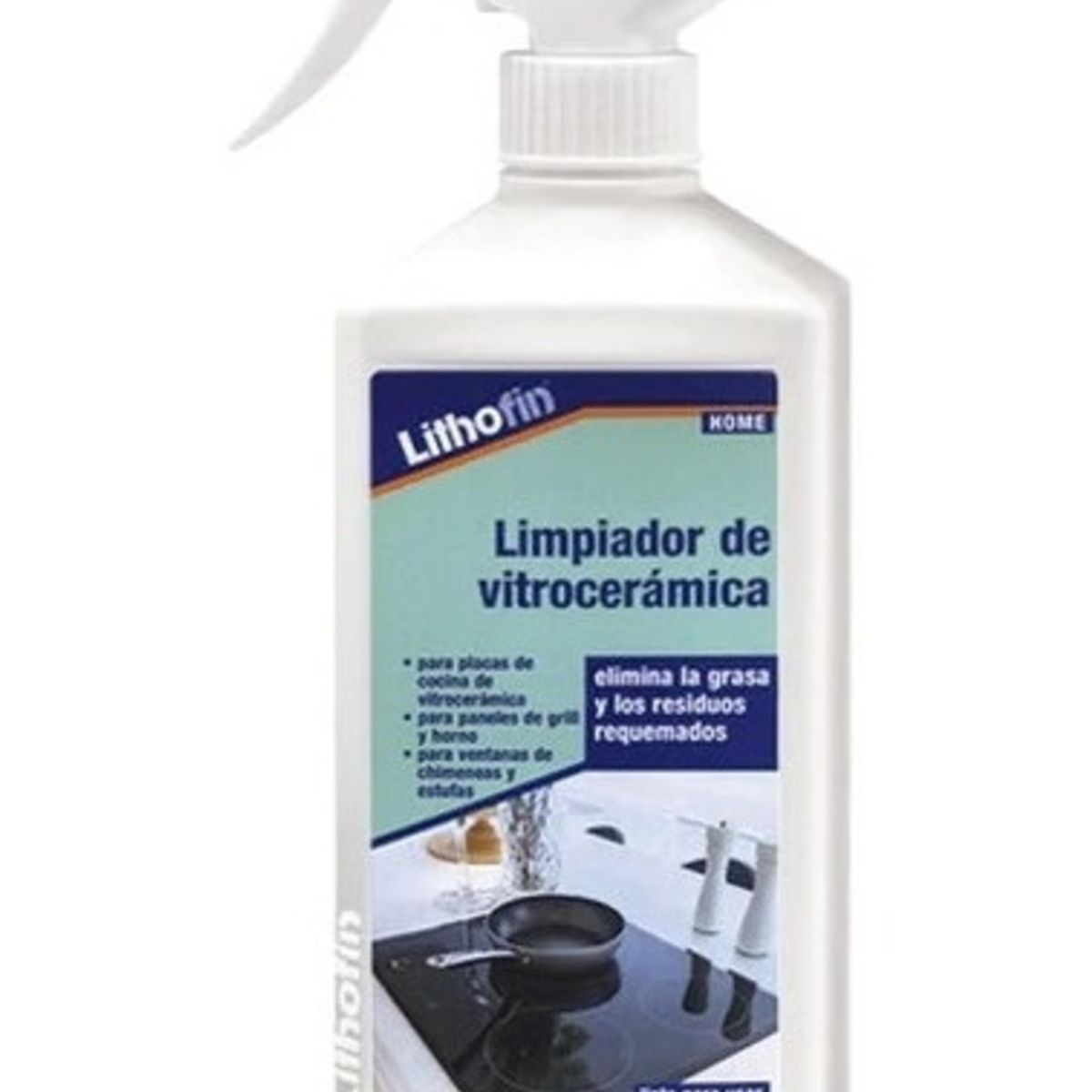 LITHOFIN - Limpiador Vitroceramica Lithofin 500 Ml + 3 Esponjas Weiman LITHOFIN