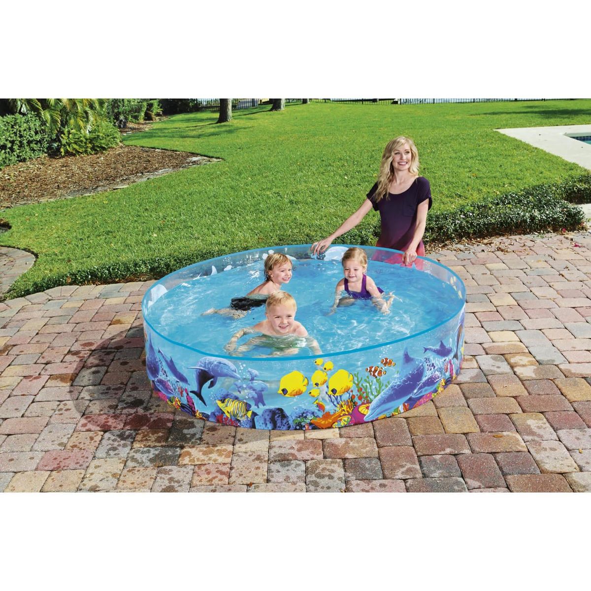 BESTWAY - Piscina BEstway Semi Rigida para niños 1.83MX38Cm