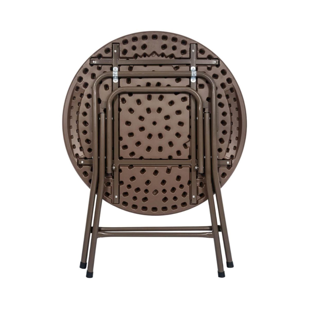 NORTHWEST - Mesa Plegable Redonda 80x74 Cms Rattan Café Northwest