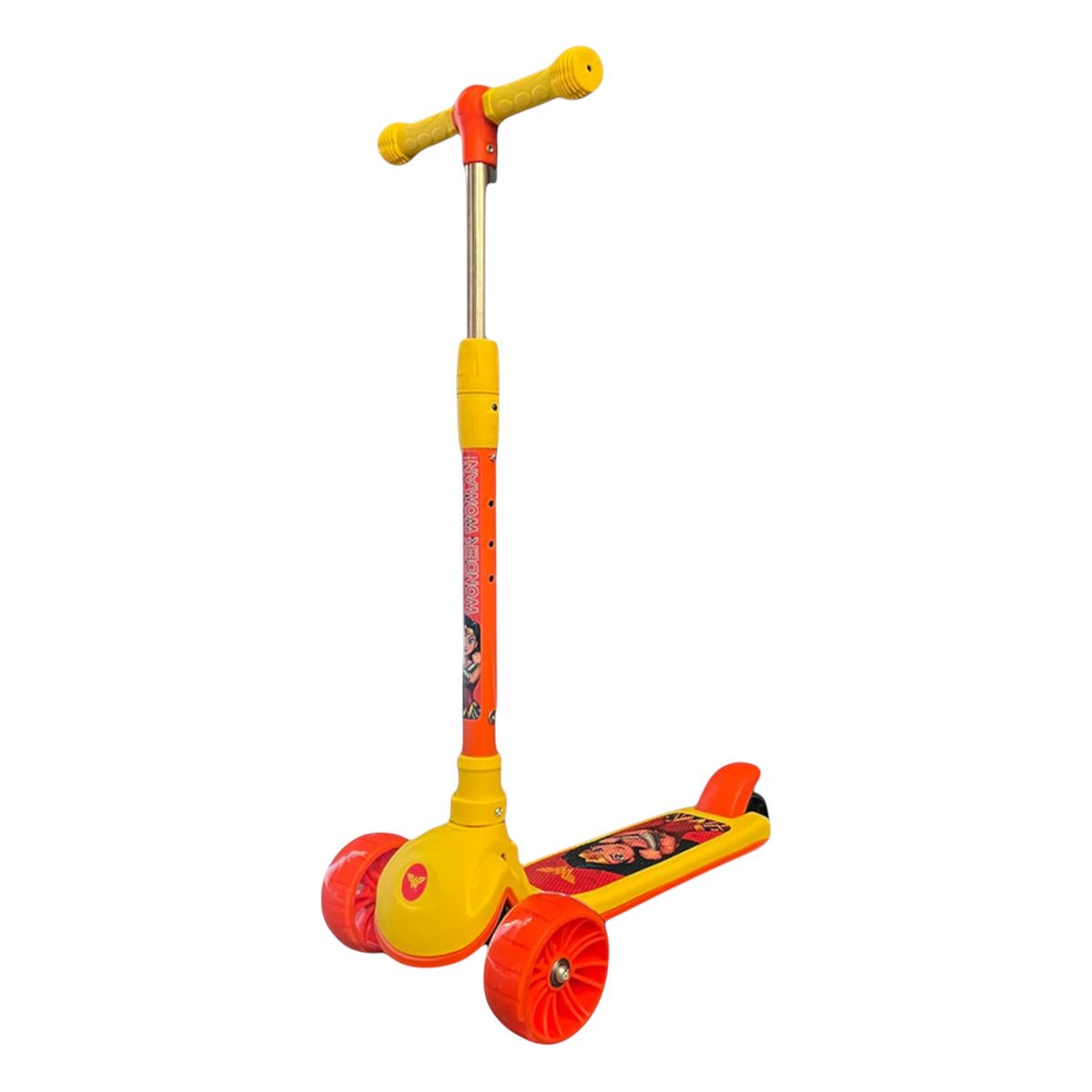 DC COMICS - Scooter Infantil Reforzado Mujer Maravilla DC Comics 3 Rueda