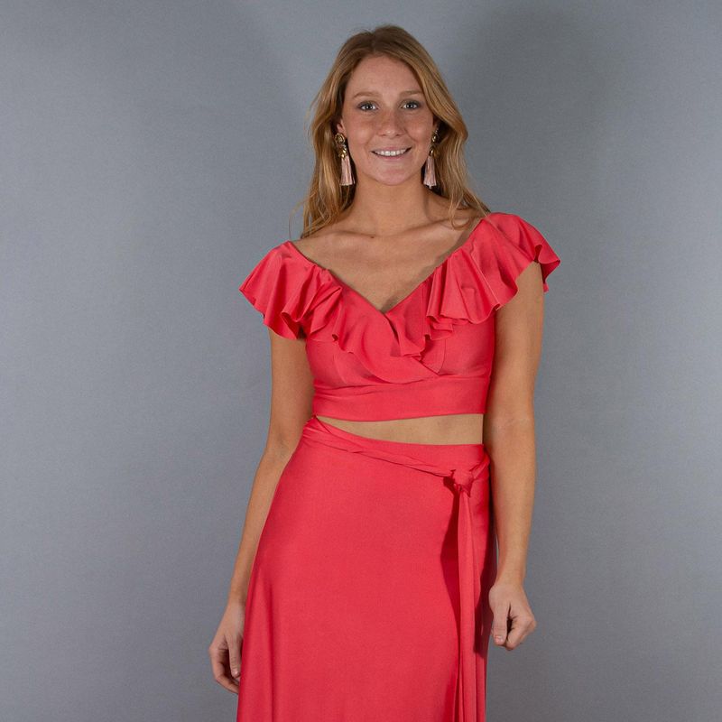 MARIA PASKARO - Peto Marken Coral Lycra Dupont Vuelo Grande Maria Paskaro MARIA PASKARO