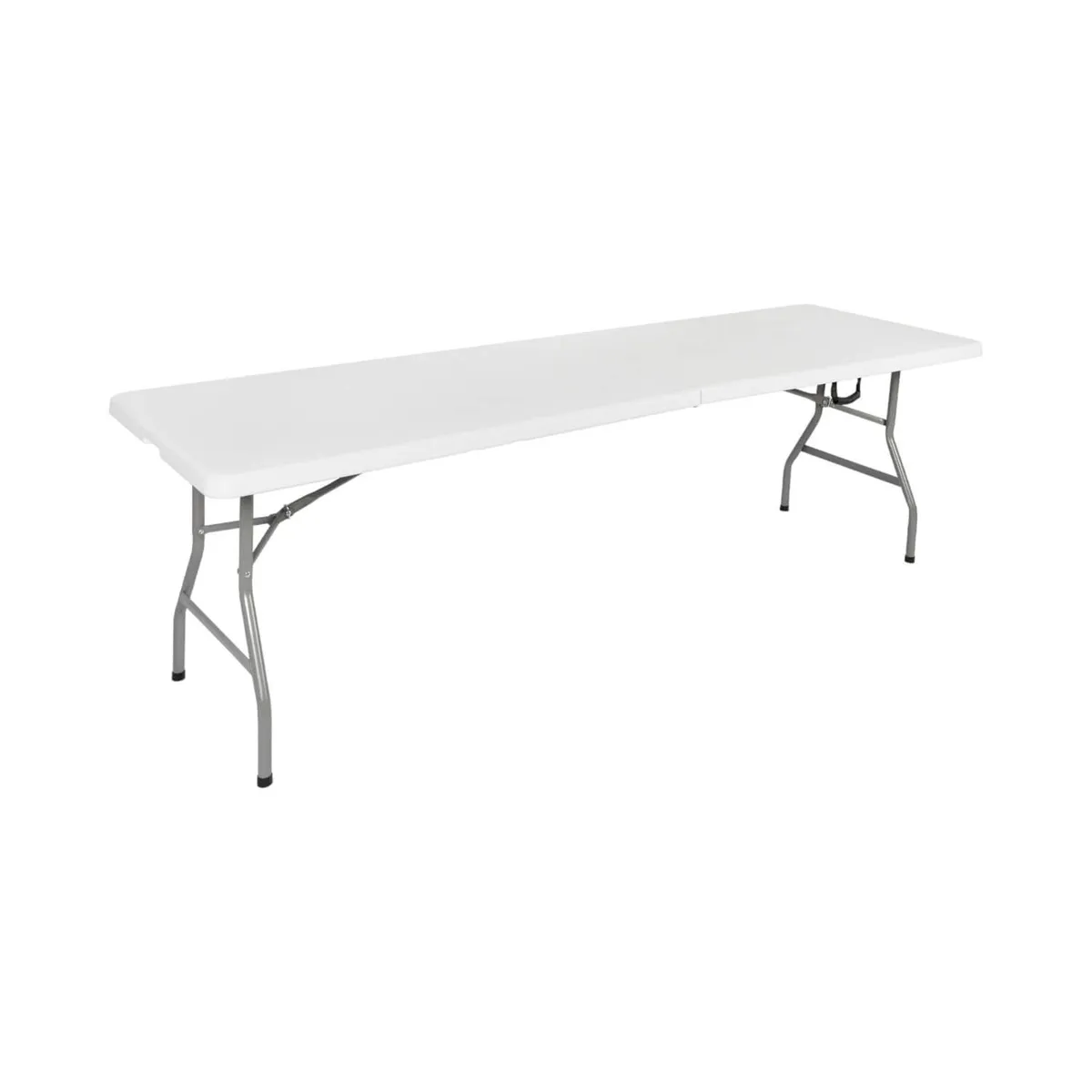 NORTHWEST - Mesa Plegable Rectangular 240x76x74 Cms Blanca Northwest