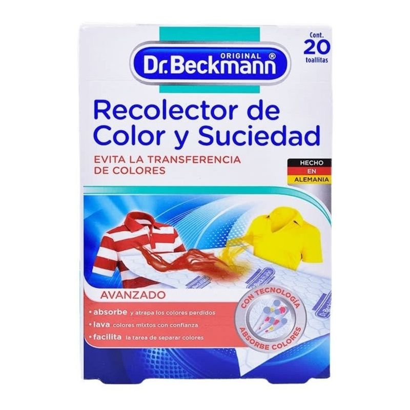 GENERICO - Recolector De Color Y Suciedad Dr Beckmann 20 Un DR. BECKMANN
