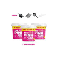 THE PINK STUFF - Pote Pasta Limpiador Multiuso 3 Unidades