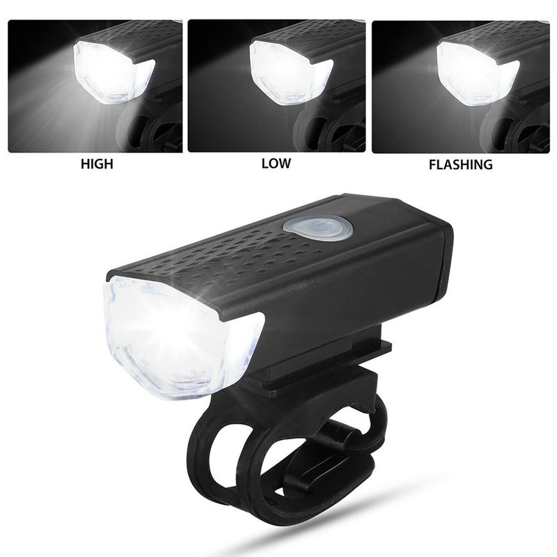 DEFENSOR FOREVER - Luz delantera recargable para bicicleta